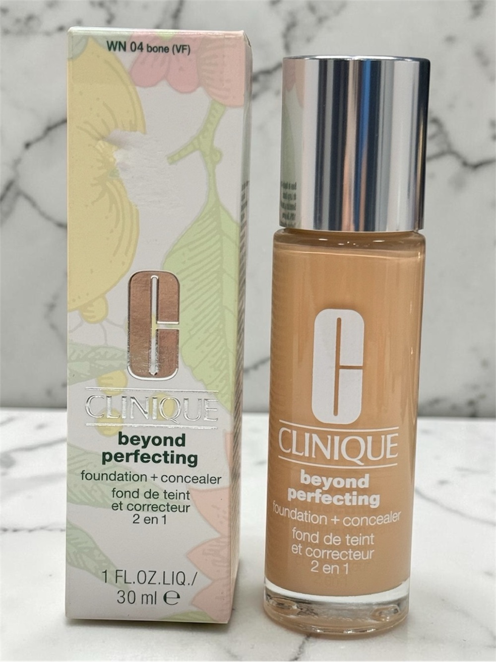 Clinique Beyond Perfecting 2in1 Foundation Concealer WN04 Bone 1oz Full Size
